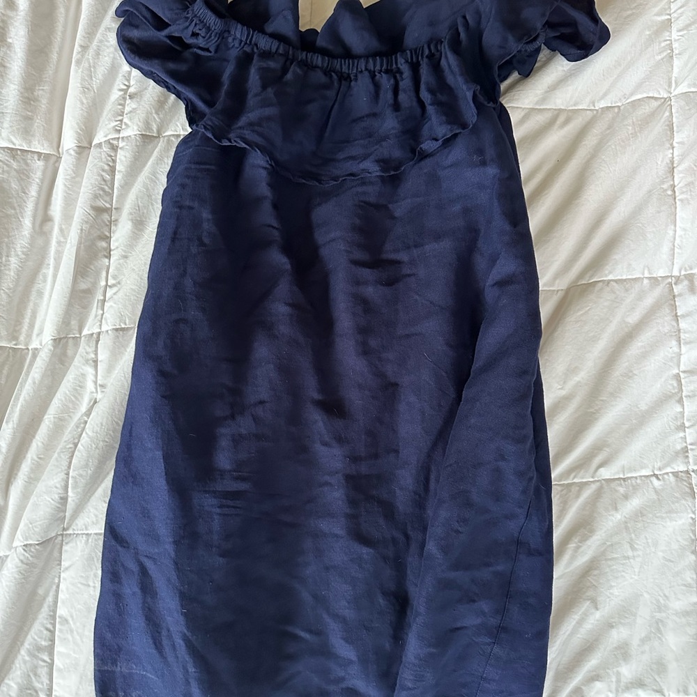 Tommy Bahama Linen Offshoulder Dress